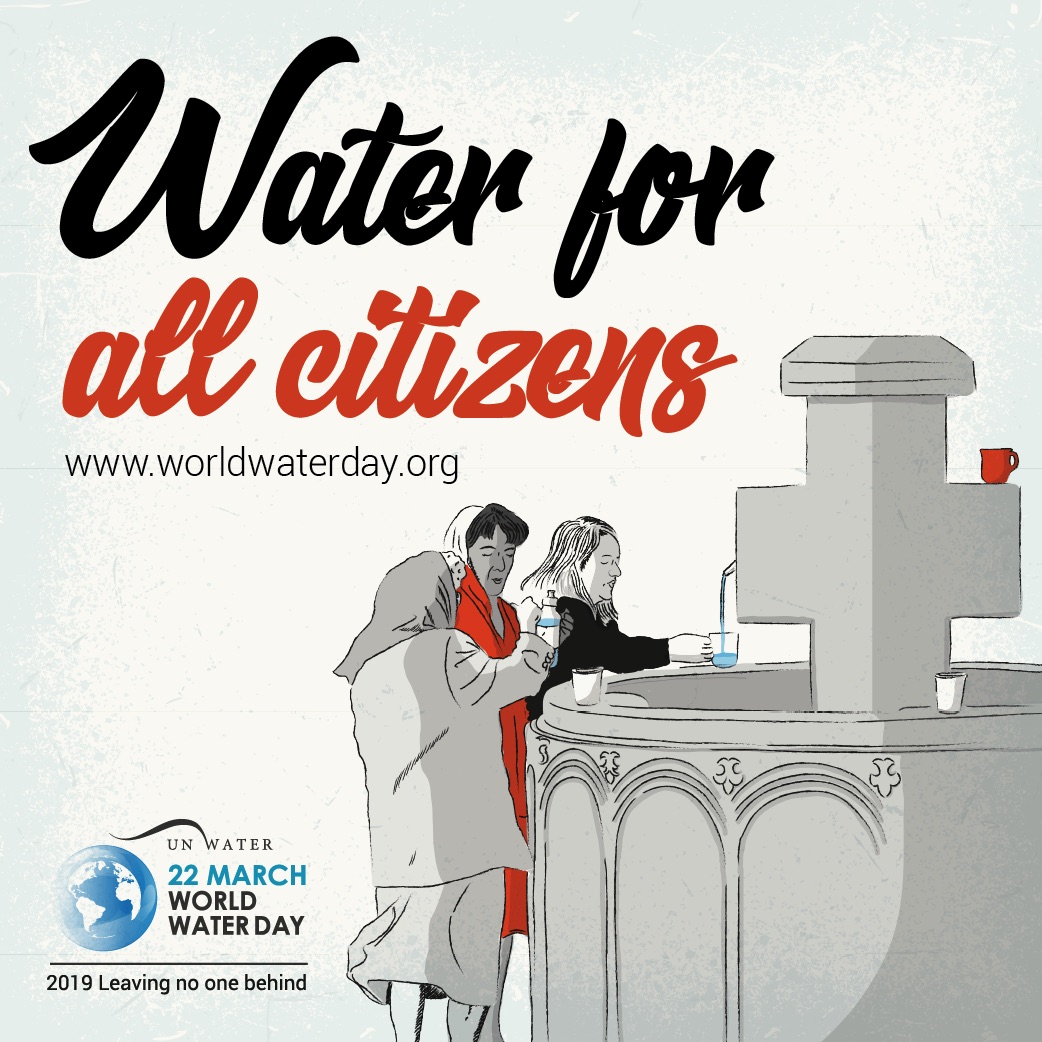 Hoy se celebra el Día Mundial del Agua bajo el lema “No dejar a nadie atrás” Hoy se celebra el Día Mundial del Agua bajo el lema “No dejar a nadie atrás”